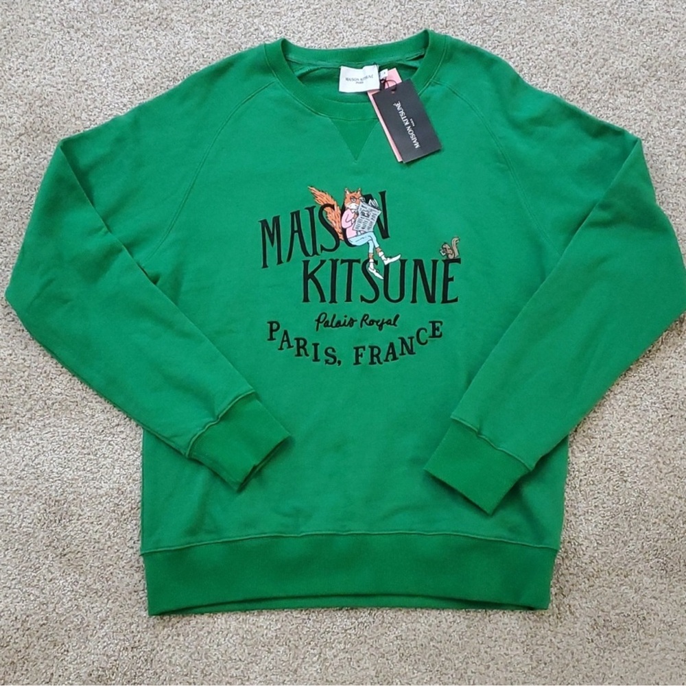 Maison Kitsune sweatshirt (men's medium)